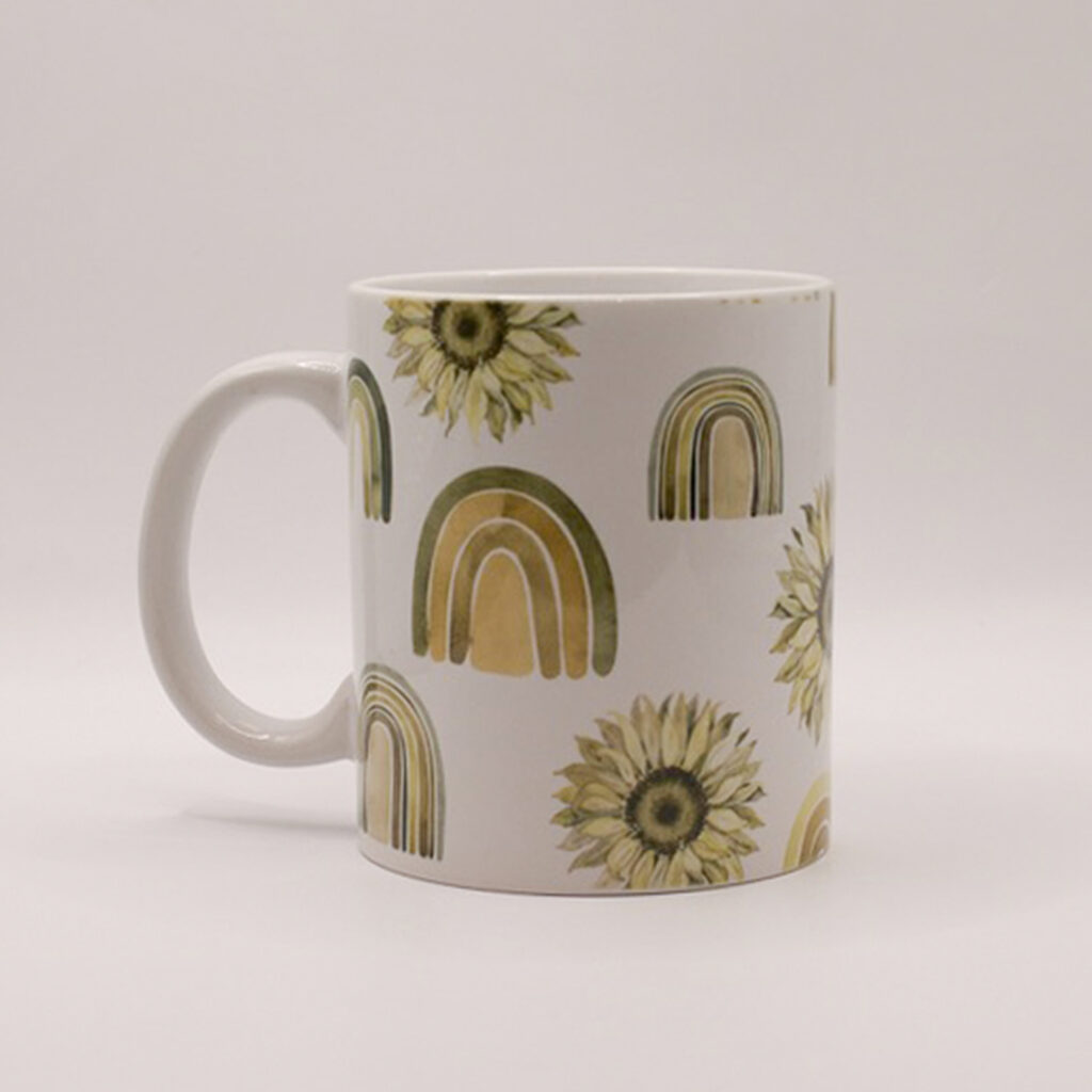 Rainbow Sunflower Mug